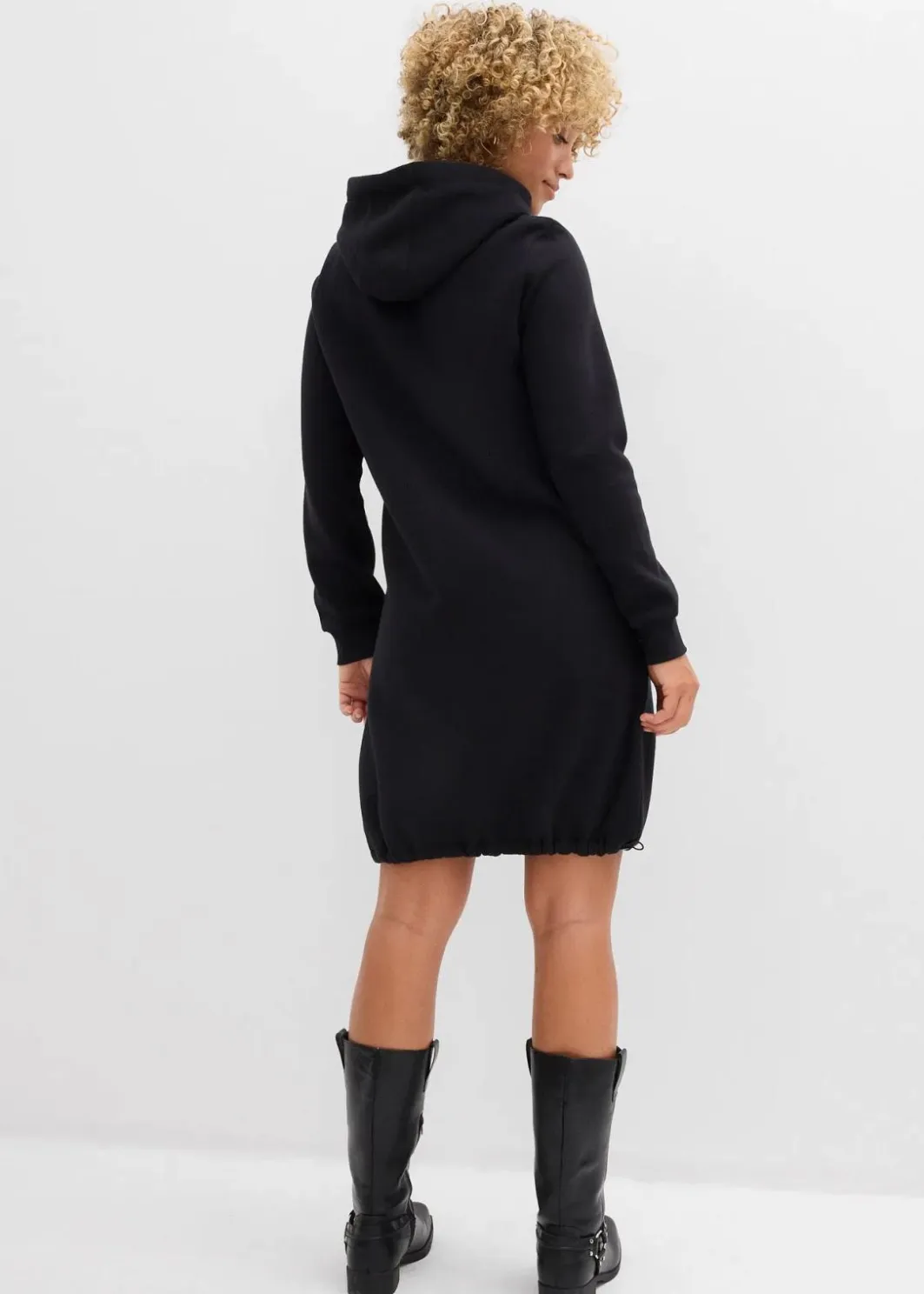 Damen bonprix Kleider|Sweat|Sweatkleid aus Baumwoll-Mix