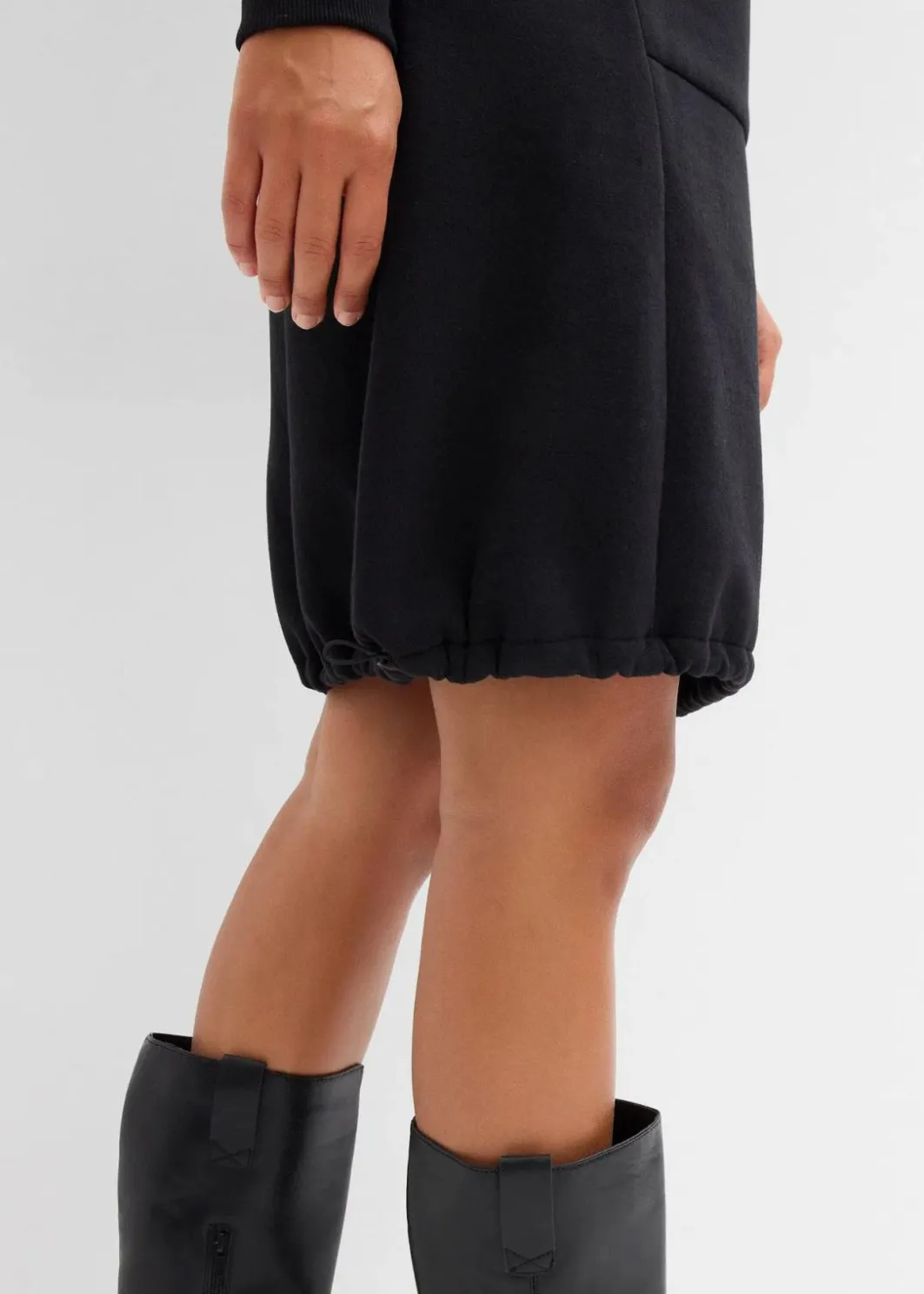 Damen bonprix Kleider|Sweat|Sweatkleid aus Baumwoll-Mix