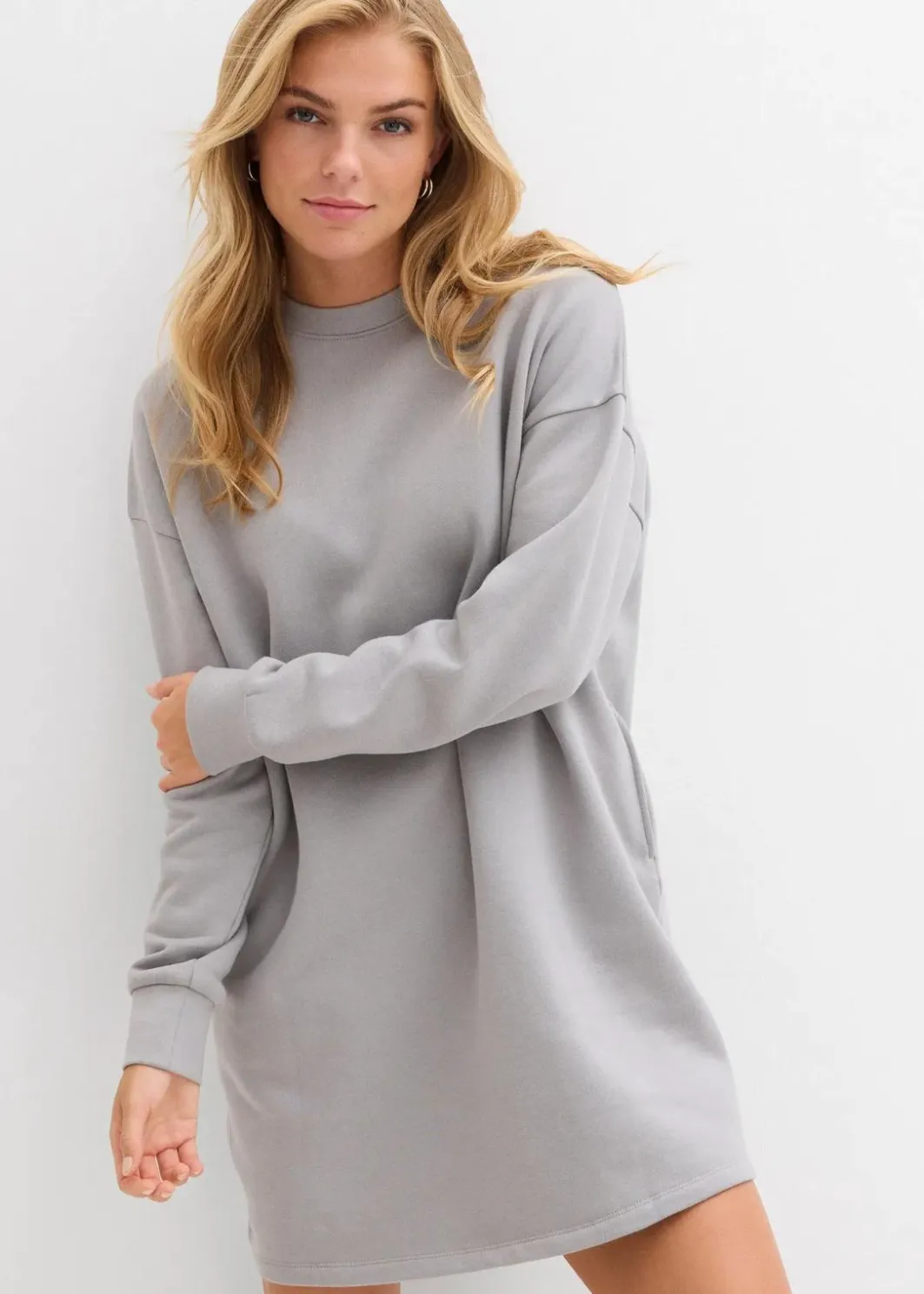 Discount Sweatkleid aus reiner Baumwolle Damen Kleider|Sweat