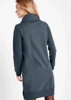 Damen bonprix Bekleidung·Blusen & Tuniken|Bekleidung·Pullover & Strickjacken|Sweatkleid aus reiner Baumwolle