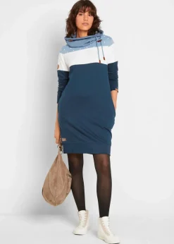 Damen bonprix Bekleidung·Blusen & Tuniken|Sweat|Sweatkleid aus reiner Bio-Baumwolle