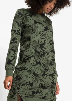Damen bonprix Bekleidung·Blusen & Tuniken|Bekleidung·Pullover & Strickjacken|Sweatkleid, bedruckt