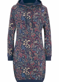 New Sweatkleid, bedruckt, langarm Damen Bekleidung·Blusen & Tuniken|Bekleidung·Pullover & Strickjacken