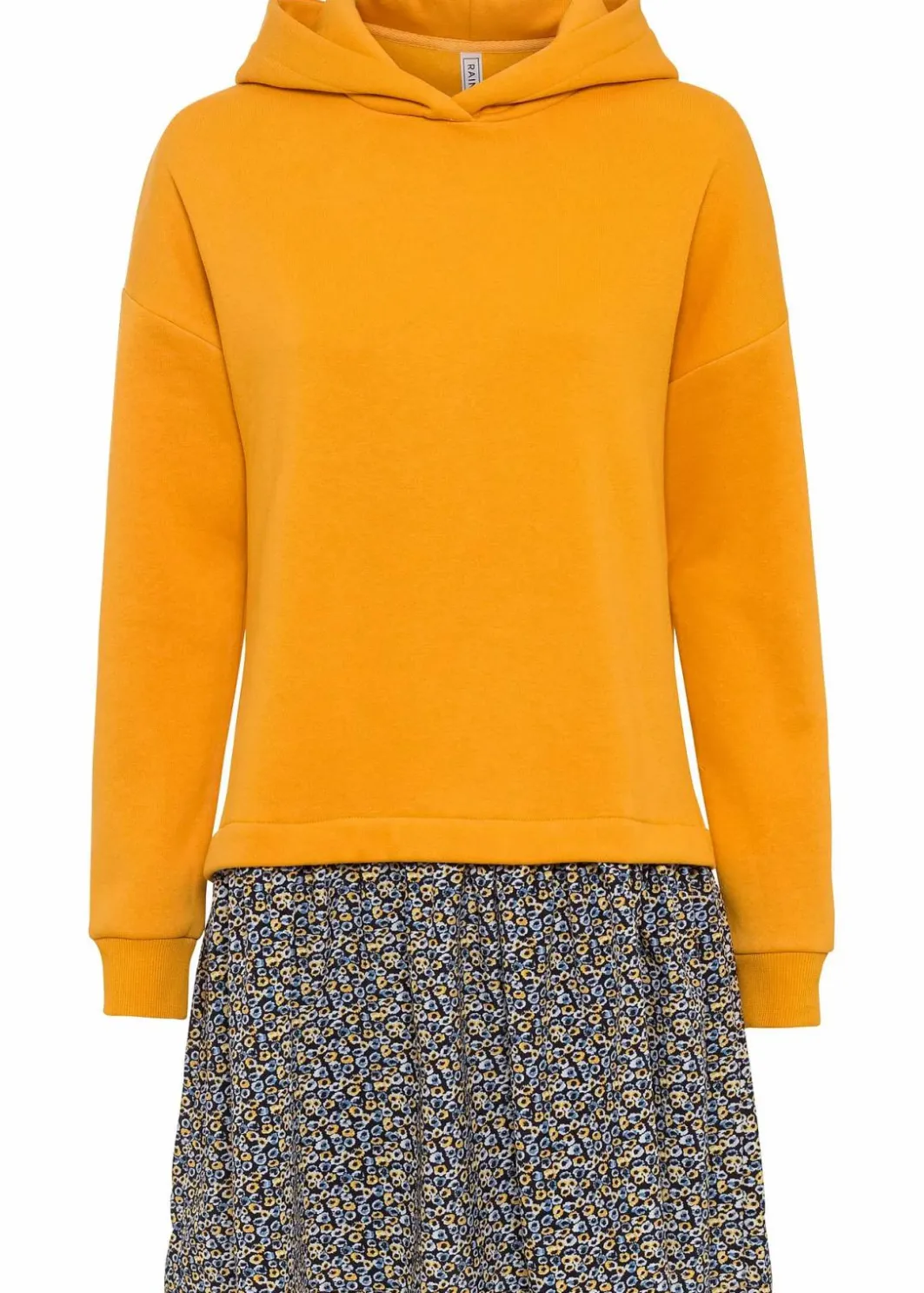 Damen bonprix Kleider|Sweat|Sweatkleid in 2-in-1 Optik