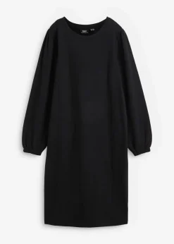 Damen bonprix Bekleidung·Blusen & Tuniken|Bekleidung·Pullover & Strickjacken|Sweatkleid mit Ballonärmeln und Schlitz