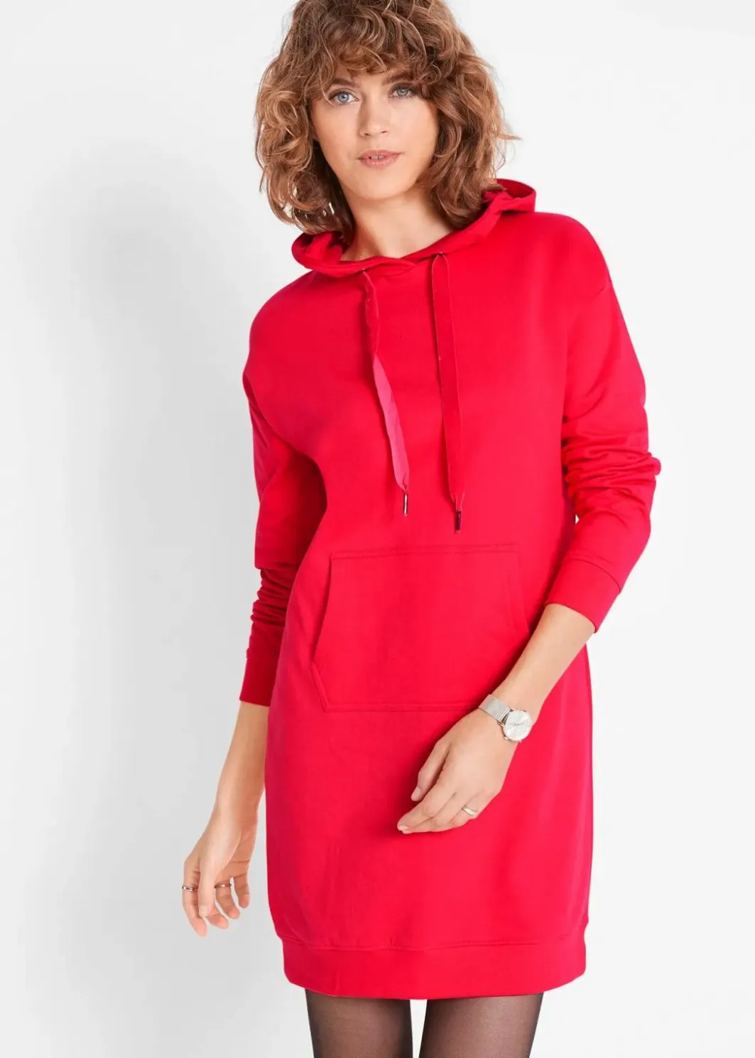 Damen bonprix Kleider|Sweat|Sweatkleid mit Bio-Baumwolle
