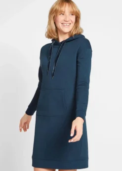 Damen bonprix Kleider|Sweat|Sweatkleid mit Bio-Baumwolle