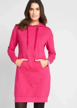 Online Sweatkleid mit Bio-Baumwolle Damen Kleider|Sweat