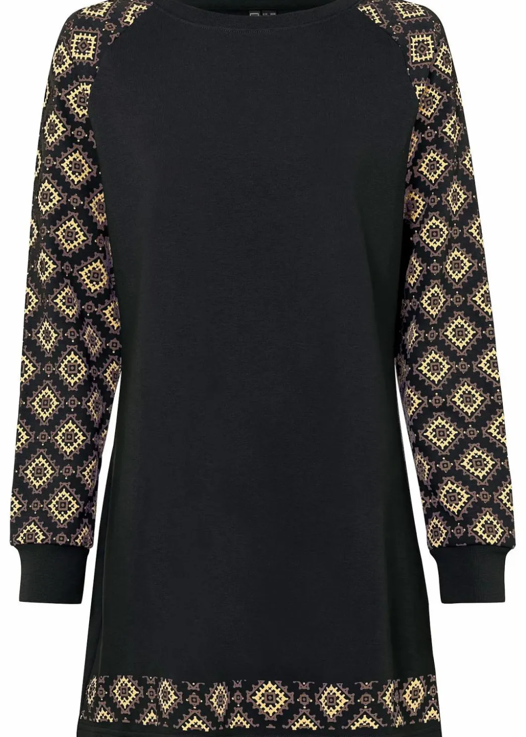 Outlet Sweatkleid mit Druck Damen Bekleidung·Blusen & Tuniken|Sweat