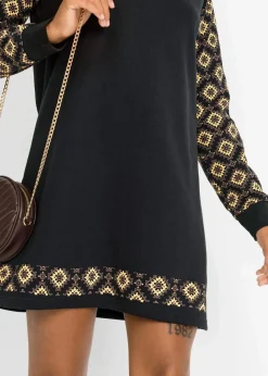 Outlet Sweatkleid mit Druck Damen Bekleidung·Blusen & Tuniken|Sweat