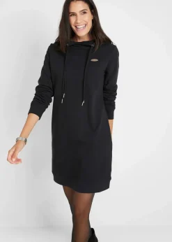 Hot Sweatkleid mit Kapuze Damen Kleider|Sweat
