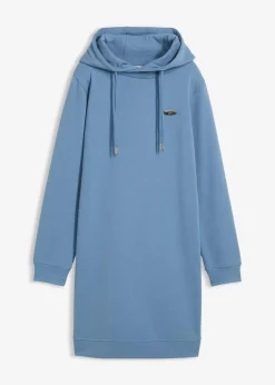 Outlet Sweatkleid mit Kapuze Damen Kleider|Sweat