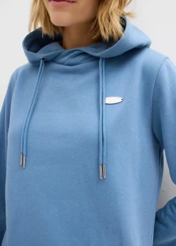 Outlet Sweatkleid mit Kapuze Damen Kleider|Sweat