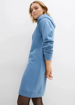 Outlet Sweatkleid mit Kapuze Damen Kleider|Sweat