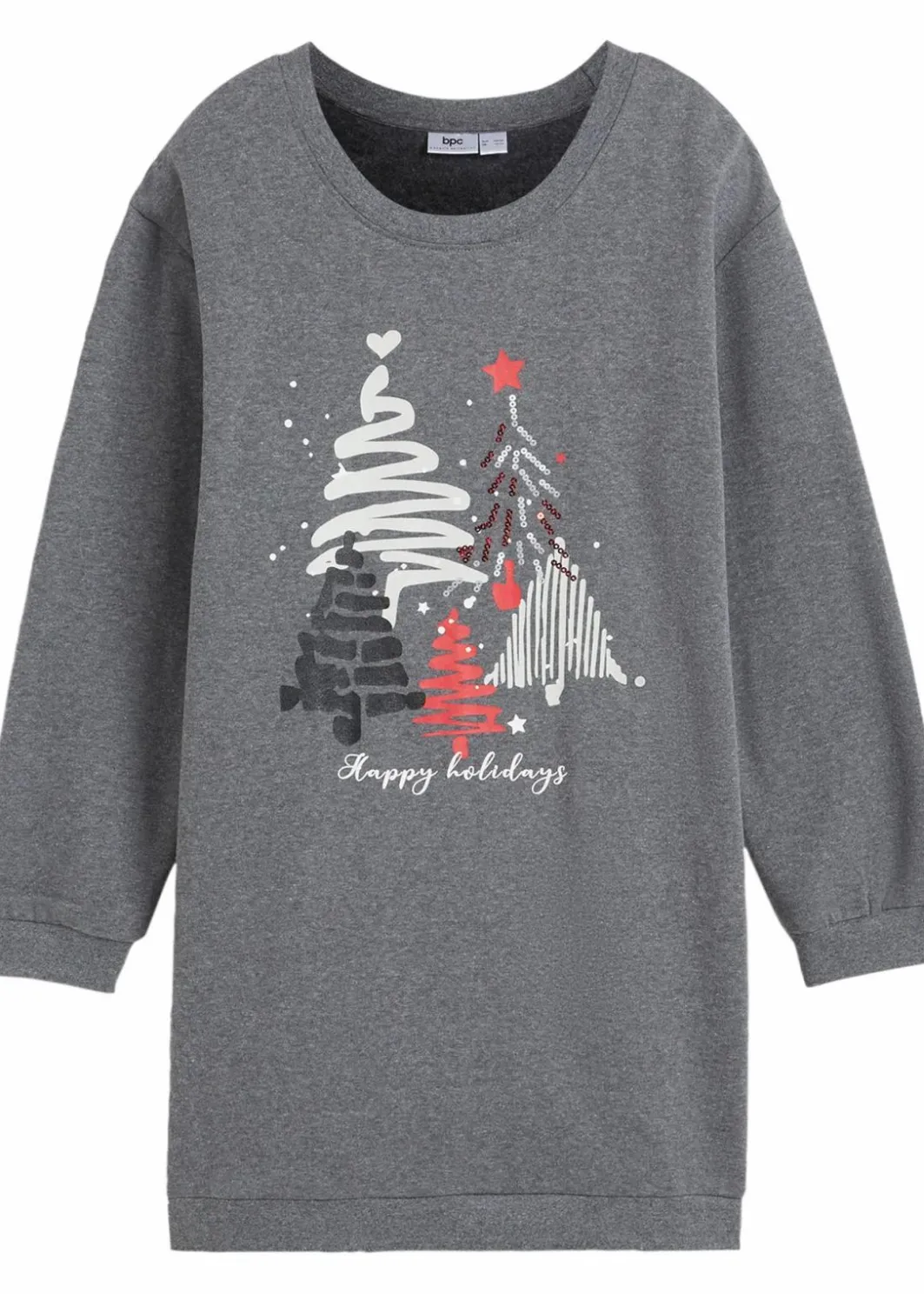 Kinder bonprix Mädchen 9-16 Jahre·Kleider & Jumpsuits|Sweatkleid mit Pailletten