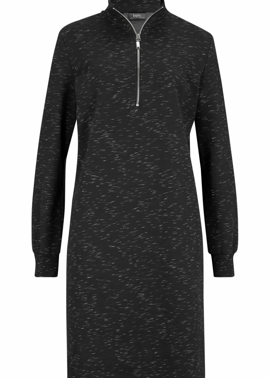 Online Sweatkleid mit Troyer Damen Kleider|Sweat
