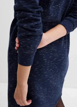 Damen bonprix Kleider|Sweat|Sweatkleid mit Troyer