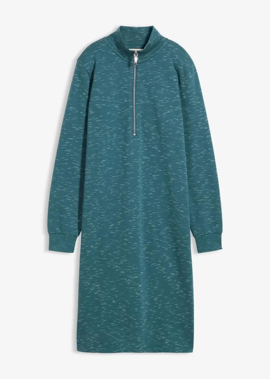 Damen bonprix Bekleidung·Blusen & Tuniken|Bekleidung·Pullover & Strickjacken|Sweatkleid mit Troyer