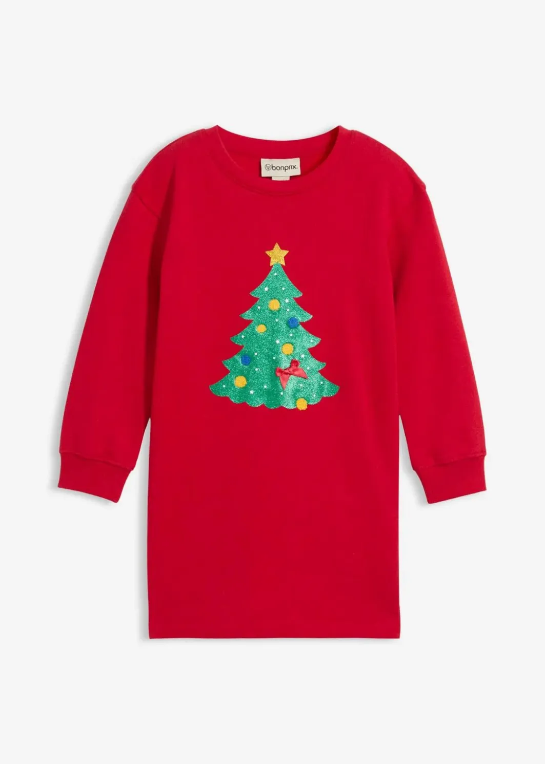 Hot Sweatkleid mit Weihnachtsmotiv Kinder Mädchen 2-8 Jahre·Nachhaltigere Materialien|Mädchen 9-16 Jahre·Nachhaltigere Materialien
