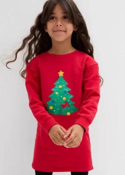 Hot Sweatkleid mit Weihnachtsmotiv Kinder Mädchen 2-8 Jahre·Nachhaltigere Materialien|Mädchen 9-16 Jahre·Nachhaltigere Materialien
