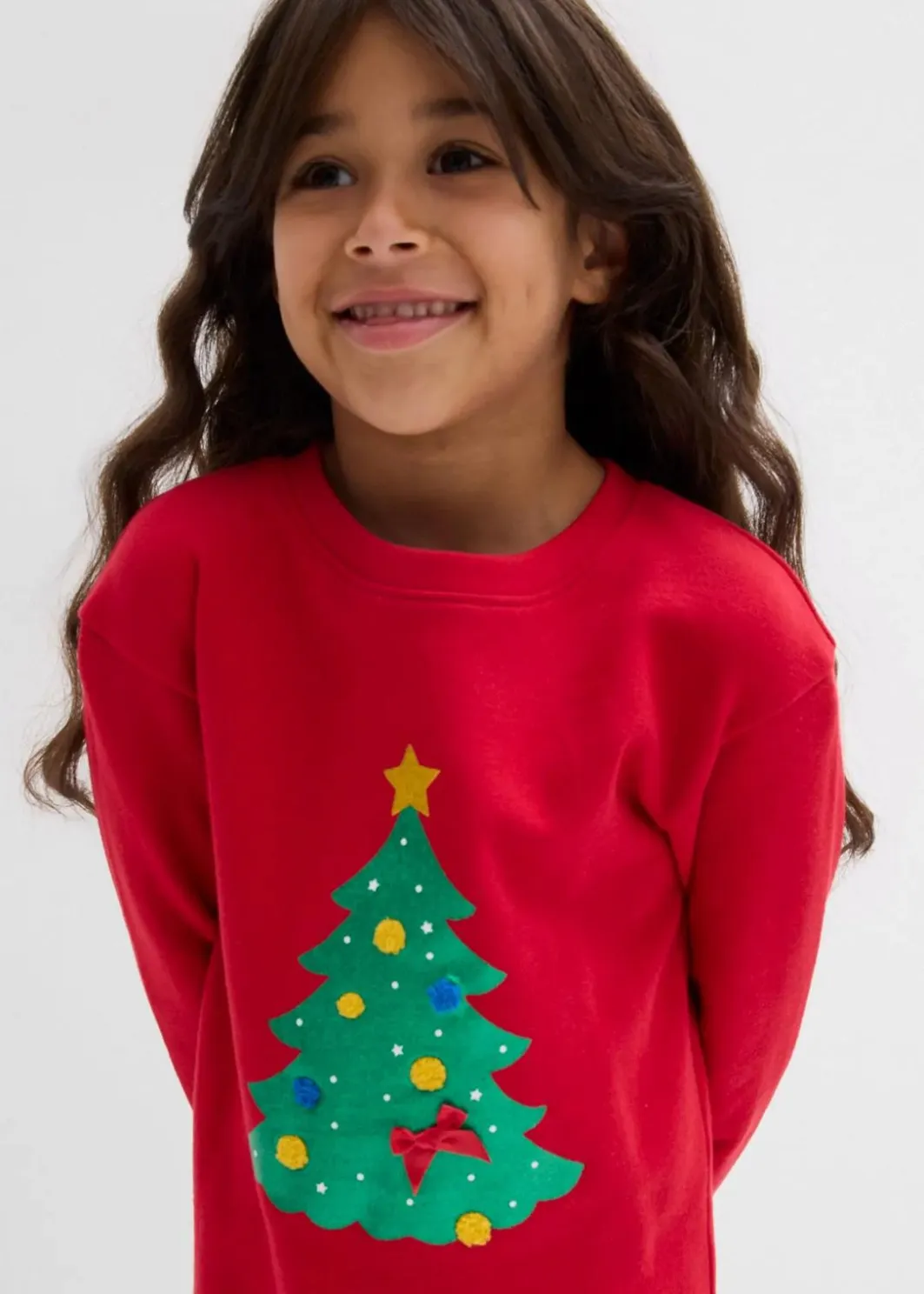 Hot Sweatkleid mit Weihnachtsmotiv Kinder Mädchen 2-8 Jahre·Nachhaltigere Materialien|Mädchen 9-16 Jahre·Nachhaltigere Materialien