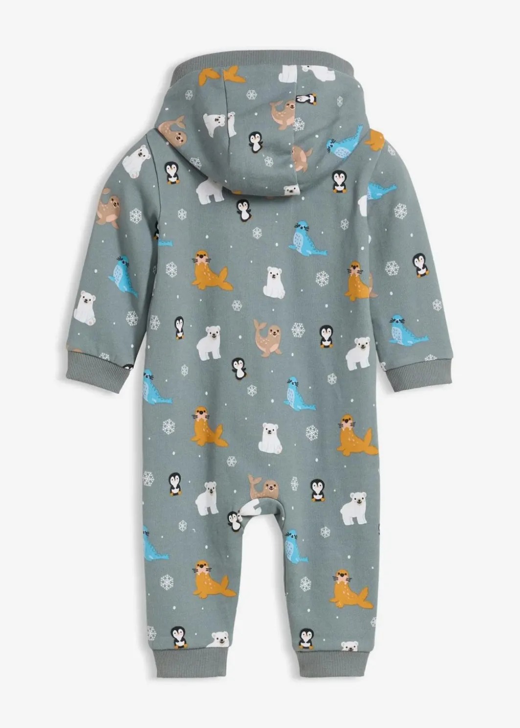 Kinder bonprix Overalls & Sets|Bio Baumwolle|Sweatoverall mit Kapuze aus reiner Bio Baumwolle
