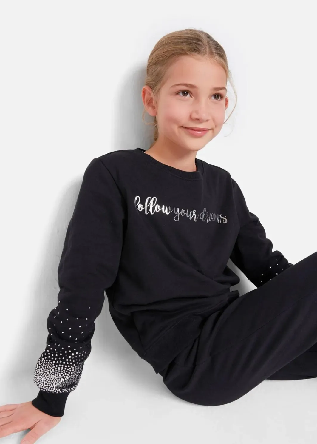 New Sweatshirt + Sweathose (2-tlg. Set) Kinder Mädchen 9-16 Jahre·Sweat & Strick|Mädchen 9-16 Jahre·Hosen & Leggings
