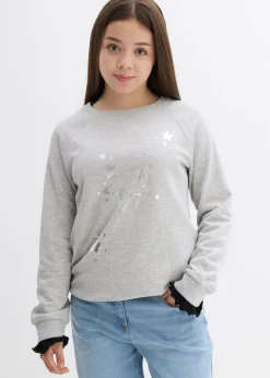 Kinder bonprix Mädchen 2-8 Jahre·Nachhaltigere Materialien|Mädchen 9-16 Jahre·Nachhaltigere Materialien|Sweatshirt aus reiner Baumwolle