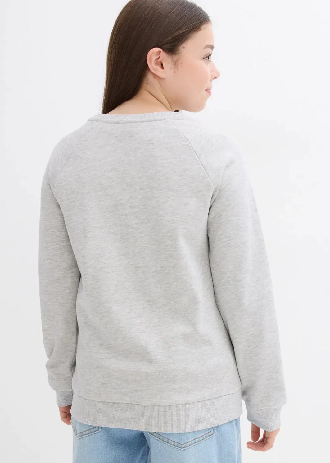 Kinder bonprix Mädchen 2-8 Jahre·Nachhaltigere Materialien|Mädchen 9-16 Jahre·Nachhaltigere Materialien|Sweatshirt aus reiner Baumwolle