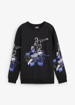 Kinder bonprix Jungen 9-16 Jahre·Bademode|Jungen 9-16 Jahre·Sweat & Strick|Sweatshirt aus reiner Bio-Baumwolle