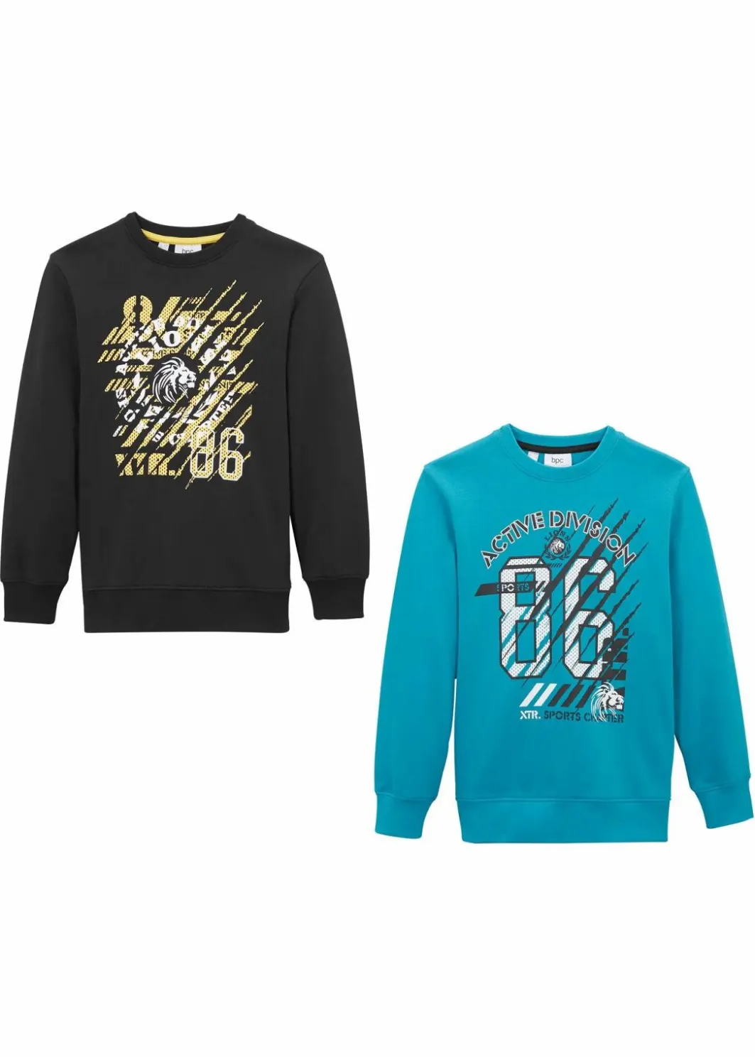 Discount Sweatshirt aus reiner Bio-Baumwolle (2er-Pack) Kinder Jungen 9-16 Jahre·Mehrfachpacks|Jungen 9-16 Jahre·Sweat & Strick