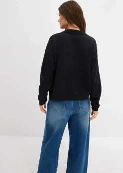 Damen bonprix Bekleidung·Röcke|Bekleidung·Blusen & Tuniken|Sweatshirt aus reiner Bio-Baumwolle