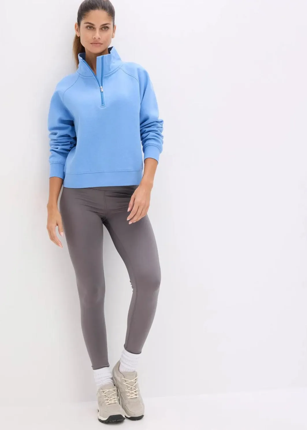 Damen bonprix Bekleidung·Röcke|Bekleidung·Blusen & Tuniken|Sweatshirt aus reiner Bio-Baumwolle