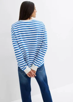 Damen bonprix Bekleidung·Röcke|Bekleidung·Blusen & Tuniken|Sweatshirt aus reiner Bio-Baumwolle