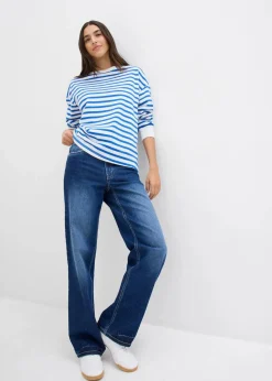 Damen bonprix Bekleidung·Röcke|Bekleidung·Blusen & Tuniken|Sweatshirt aus reiner Bio-Baumwolle