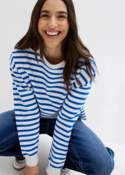 Damen bonprix Bekleidung·Röcke|Bekleidung·Blusen & Tuniken|Sweatshirt aus reiner Bio-Baumwolle