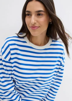 Damen bonprix Bekleidung·Röcke|Bekleidung·Blusen & Tuniken|Sweatshirt aus reiner Bio-Baumwolle