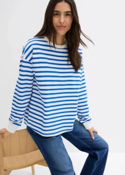 Damen bonprix Bekleidung·Röcke|Bekleidung·Blusen & Tuniken|Sweatshirt aus reiner Bio-Baumwolle