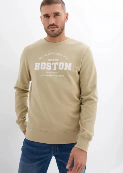 Herren bonprix Sweat|Große Größen|Sweatshirt aus reiner Bio-Baumwolle (2er Pack)