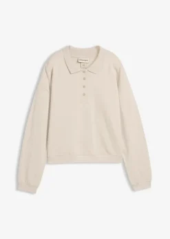 Damen bonprix Sweat|Basics|Sweatshirt aus reiner Bio-Baumwolle