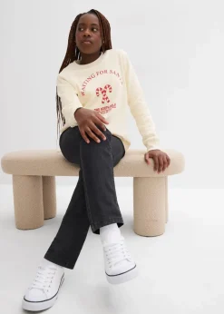 Kinder bonprix Mädchen 9-16 Jahre·Sweat & Strick|Mädchen 2-8 Jahre·Nachhaltigere Materialien|Sweatshirt aus reiner Bio-Baumwolle