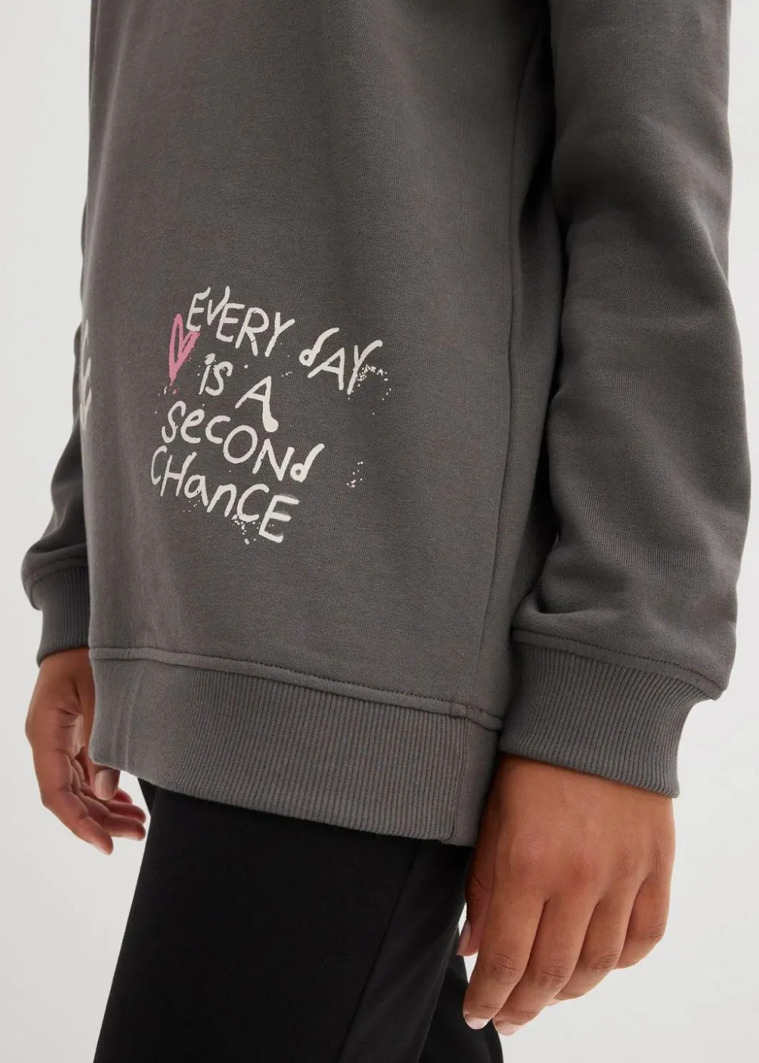 Kinder bonprix Mädchen 9-16 Jahre·Sweat & Strick|Mädchen 2-8 Jahre·Nachhaltigere Materialien|Sweatshirt aus reiner Bio-Baumwolle