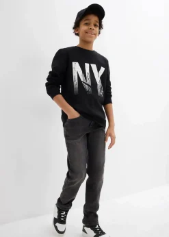 Kinder bonprix Jungen 9-16 Jahre·Sweat & Strick|Sweatshirt aus weichem Baumwoll-Mix