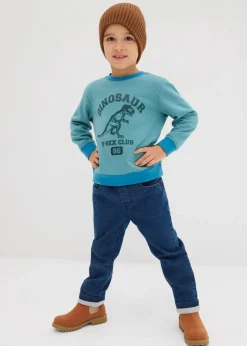 Online Sweatshirt aus weichem Baumwoll-Mix Kinder Jungen 2-8 Jahre·Sweat & Strick