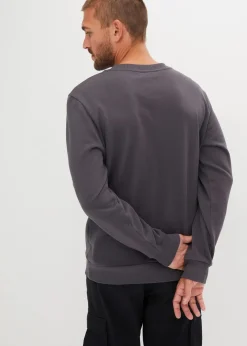 Hot Sweatshirt aus weichem Baumwoll-Mix Herren Große Größen|Sweat