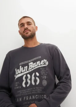 Hot Sweatshirt aus weichem Baumwoll-Mix Herren Große Größen|Sweat