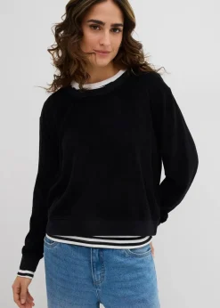 Damen bonprix Bekleidung·Röcke|Basics|Sweatshirt aus weichem Frottee