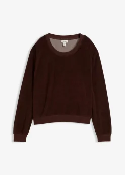 Damen bonprix Basics|Bekleidung·Röcke|Sweatshirt aus weichem Frottee