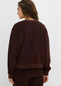 Damen bonprix Basics|Bekleidung·Röcke|Sweatshirt aus weichem Frottee