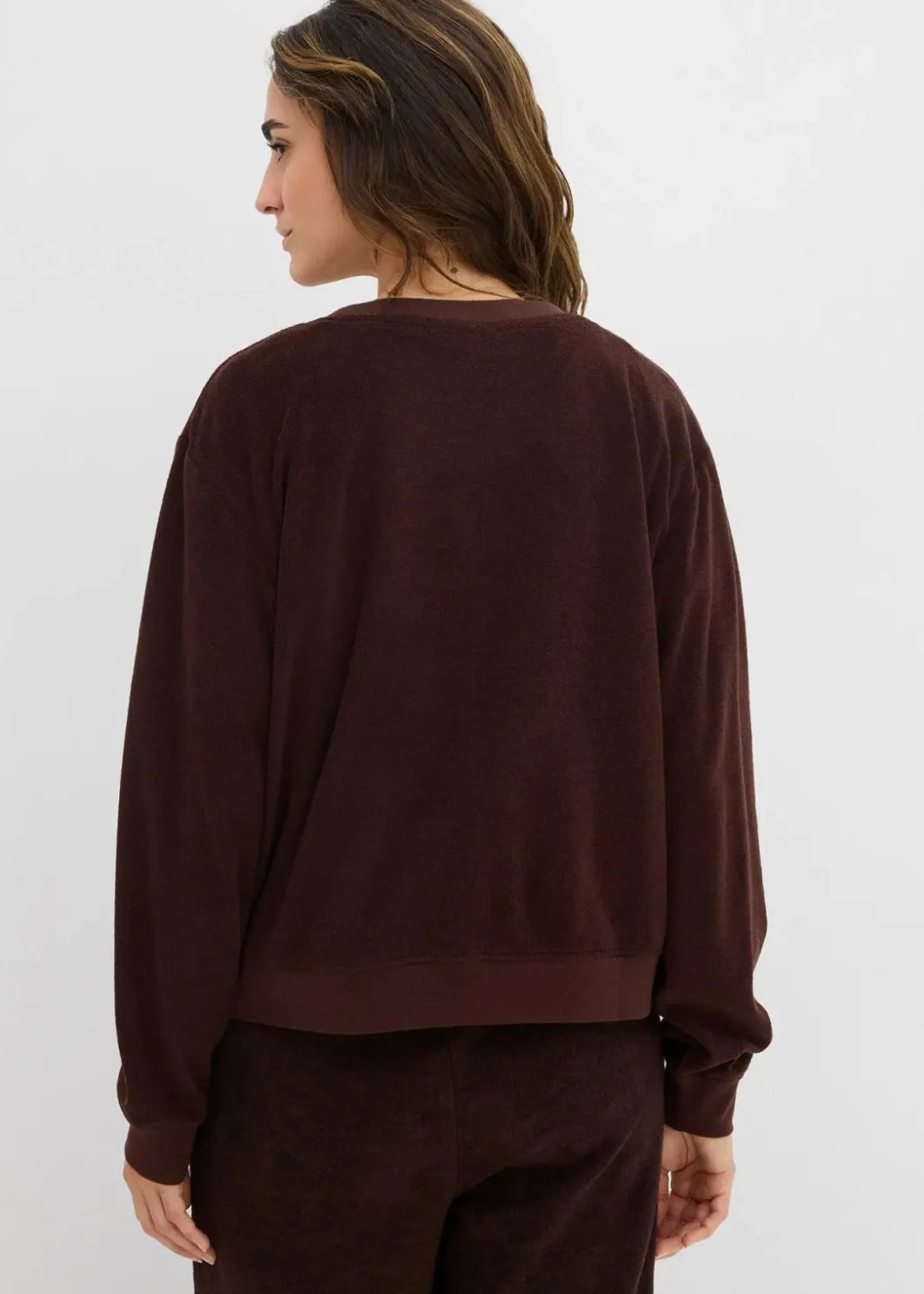 Damen bonprix Basics|Bekleidung·Röcke|Sweatshirt aus weichem Frottee